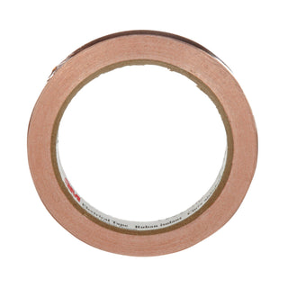 3M EMI Copper Foil Shielding Tape 1181, 1/2 in x 18 yd (12.70 mm x 16.5m)