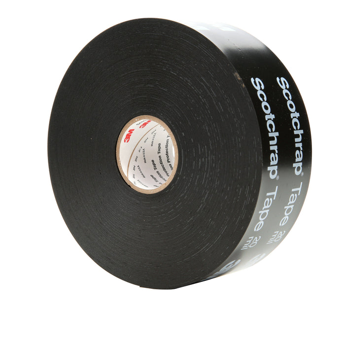 3M Scotchrap Vinyl Corrosion Protection Tape 51, 2 in x 100 ft,Printed, Black