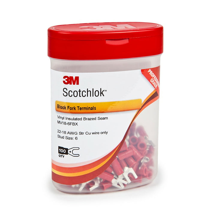 3M Scotchlok Fork Nylon Insulated, MNG18-6FX