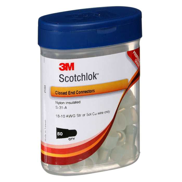 3M Scotchlok Closed End Connector Vinyl Insulated,S-31-A(Boxed)