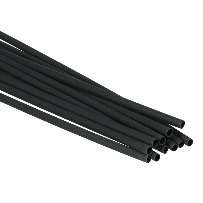 3M Thin-Wall Heat Shrink Tubing EPS-300, Adhesive-Lined,3/16-48"-Black-250 Pcs