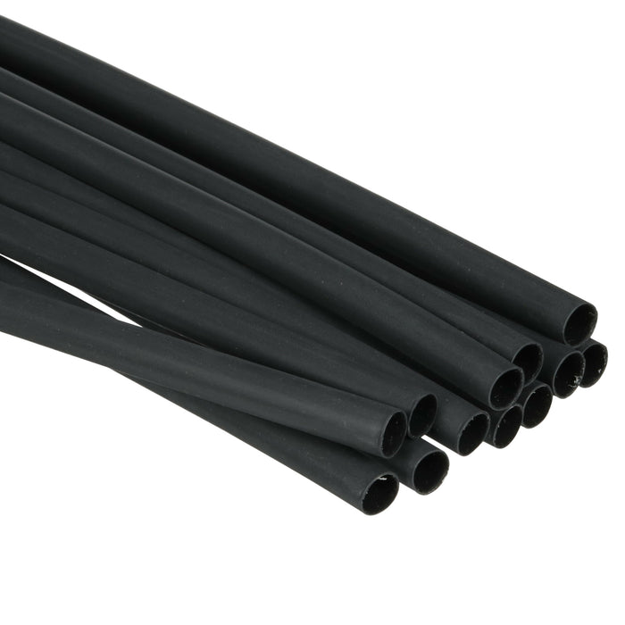 3M Thin-Wall Heat Shrink Tubing EPS-300, Adhesive-Lined,3/8-48"-Black-125 Pcs