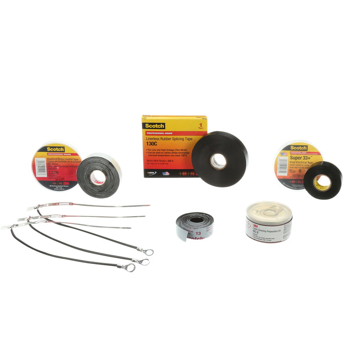 Scotch® Tape Termination Kit 5701, 5-15 kV, 8-4/0 AWG, 3terminations/kit