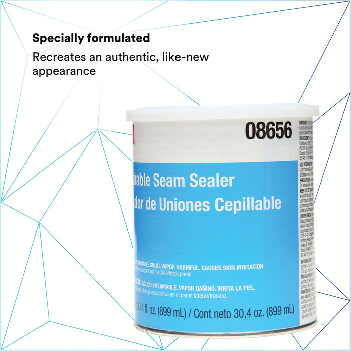 3M Brushable Seam Sealer, 08656, 1 Quart, 946 mL