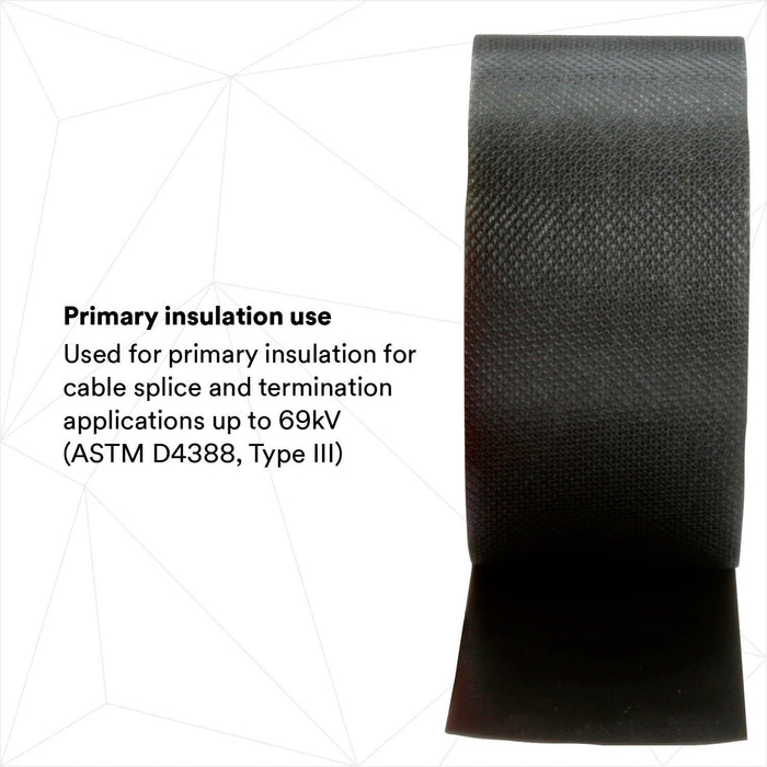 Scotch® Rubber Splicing Tape 23, 2 in x 30 ft, Black, 1 roll/carton