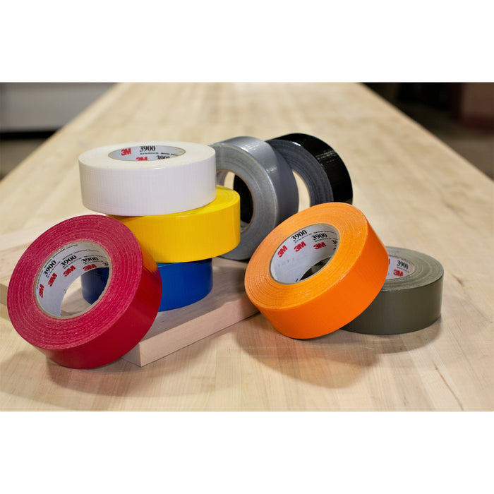 3M Multi-Purpose Duct Tape 3900, Red, 48 mm x 54.8 m, 7.6 mil, 24Roll/Case