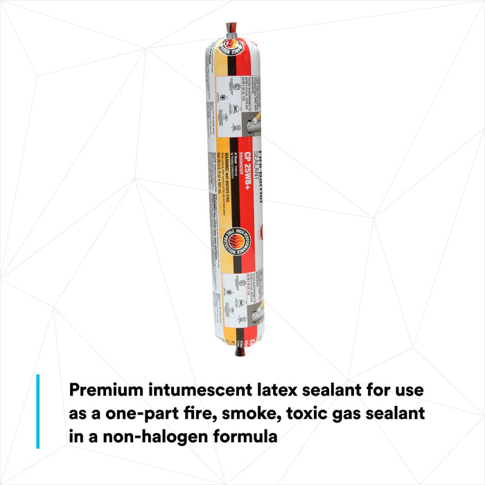 Fire Barrier Sealant - 20 Oz Red Intumescent Caulk For 4-Hour Fire Rating Protection