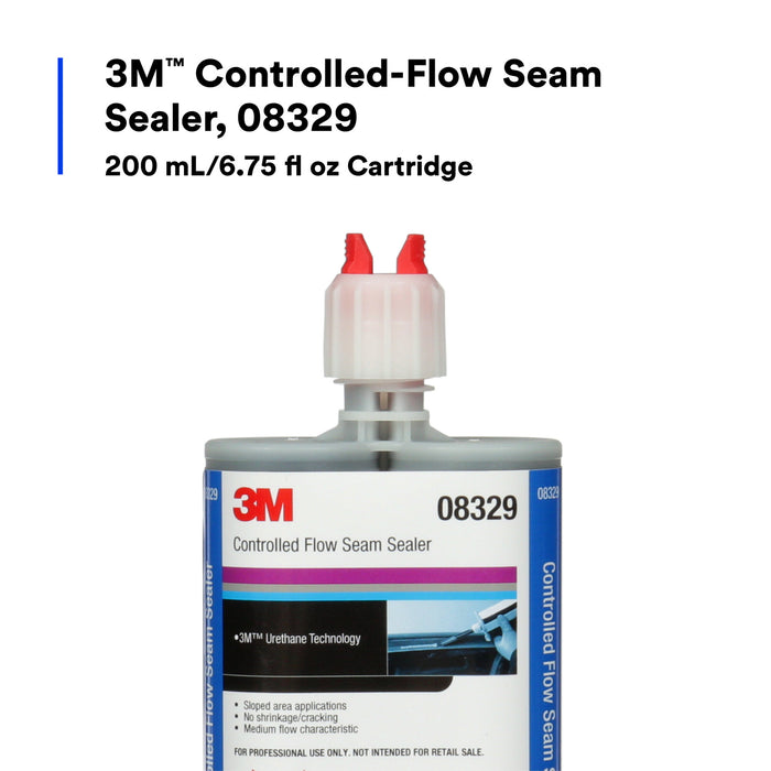 3M Controlled-Flow Seam Sealer, 08329, 200 mL Cartridge