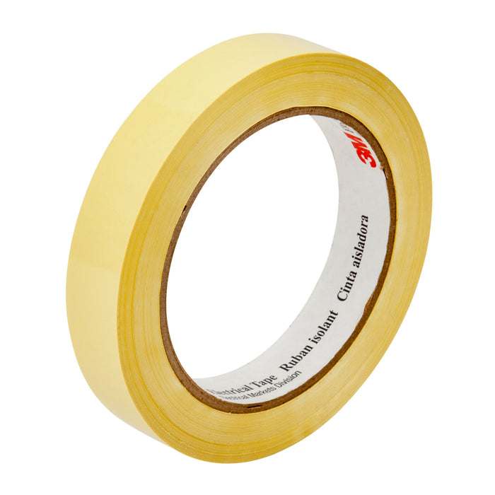 3M Polyester Film Electrical Tape 56, 1/8 in x 72 yds, yellow