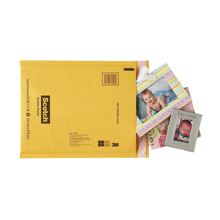 Scotch Bubble Mailer 7935, 12.5 in x 18 in, Size 6