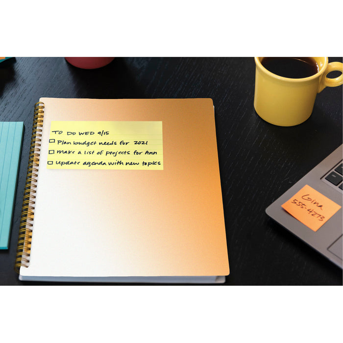 Post-it® Notes 655-24VAD, 3 in x 5 in Canary Yellow 24 Pad Value Pack
