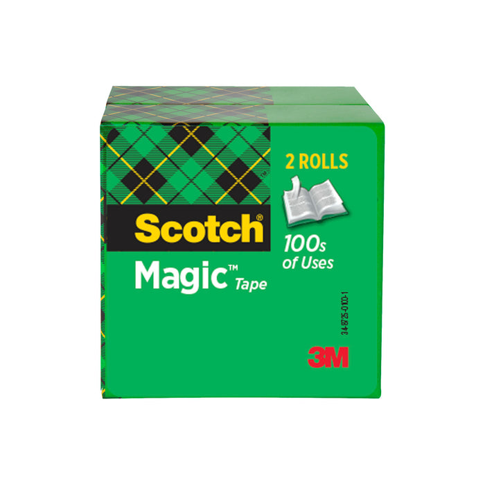 Scotch® Magic Tape 810-2P12-72, 1/2 in x 2592 in, 2 pk