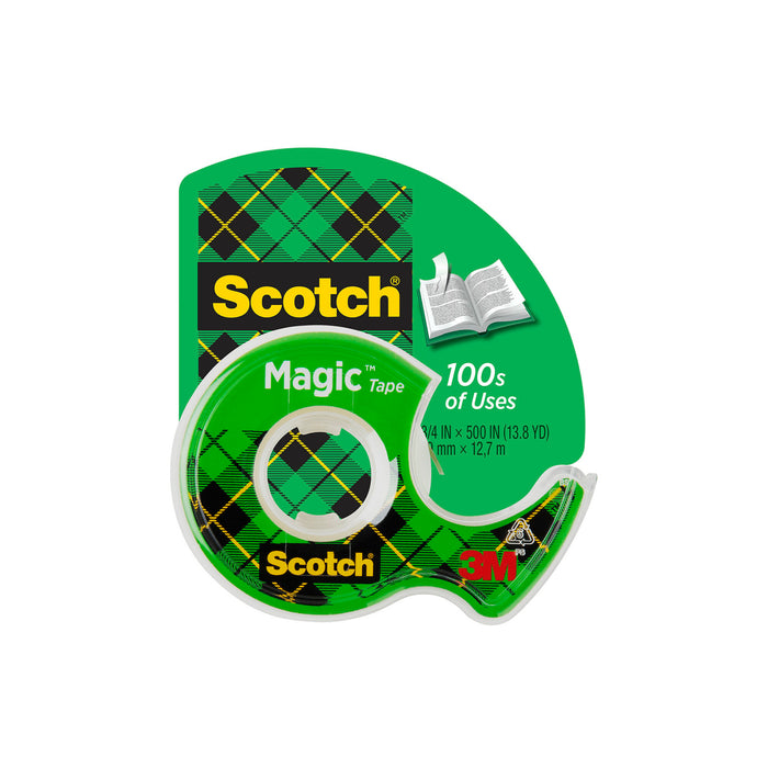 Scotch® Magic Tape 122, 3/4 in x 650 in (19 mm x 16,5 m)