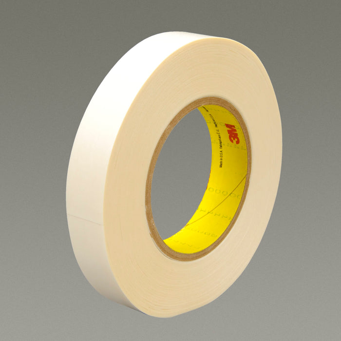 "3M Repulpable Heavy Duty Double Coated Tape R3257, White, 24 mm x 55m,4.1 mil