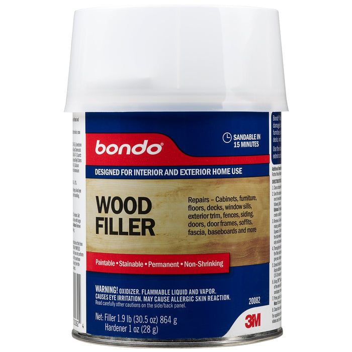 Bondo® Wood Filler, 20082, 1 Quart