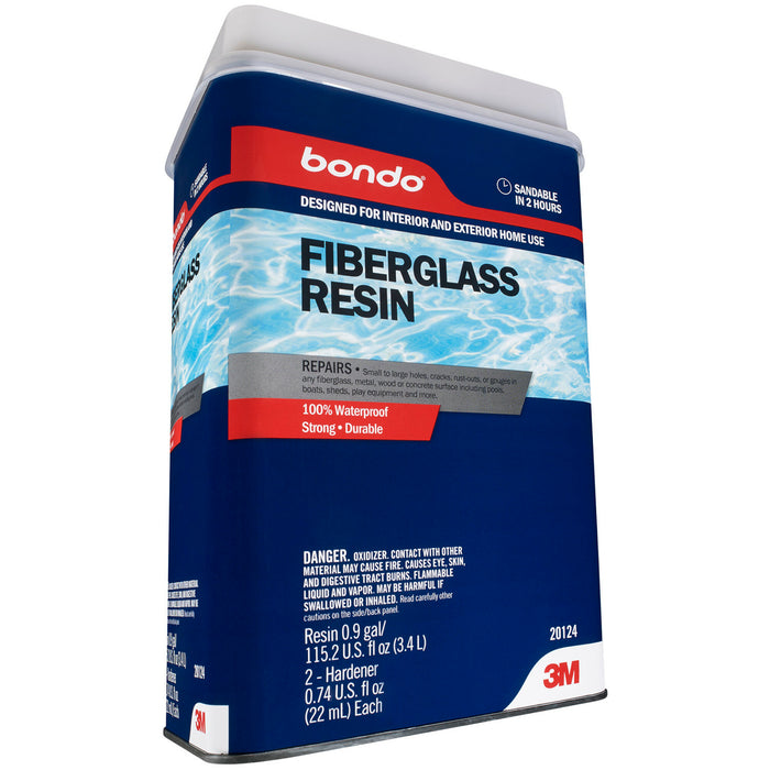 Bondo® Fiberglass Resin, 20124, 0.9 Gallon