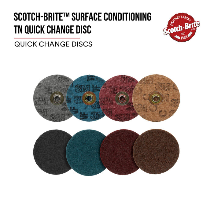 Scotch-Brite Surface Conditioning TN Quick Change Disc, SC-DN, A/O VeryFine