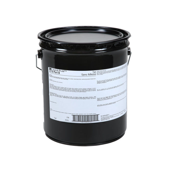 3M Scotch-Weld Epoxy Adhesive 2216NS, Tan, Part B, 5 Gallon (Pail),Drum