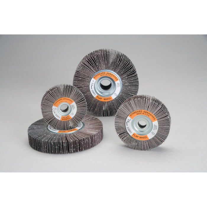 Standard Abrasives Aluminum Oxide Flap Wheel, 661409, 150, 6 in x 1 in
x 1 in