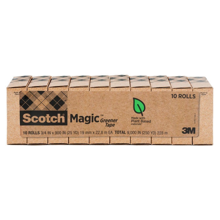 Scotch® Magic Greener Tape 812-10P, 3/4 in x 900 in (19 mm x 22.8 m)
