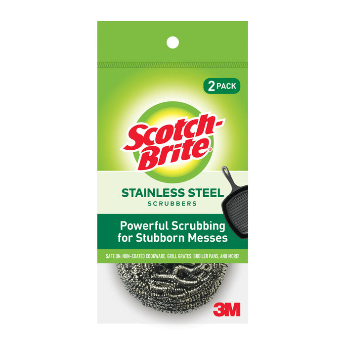 Scotch-Brite® Stainless Steel Scrubbing Pad 214-2-24