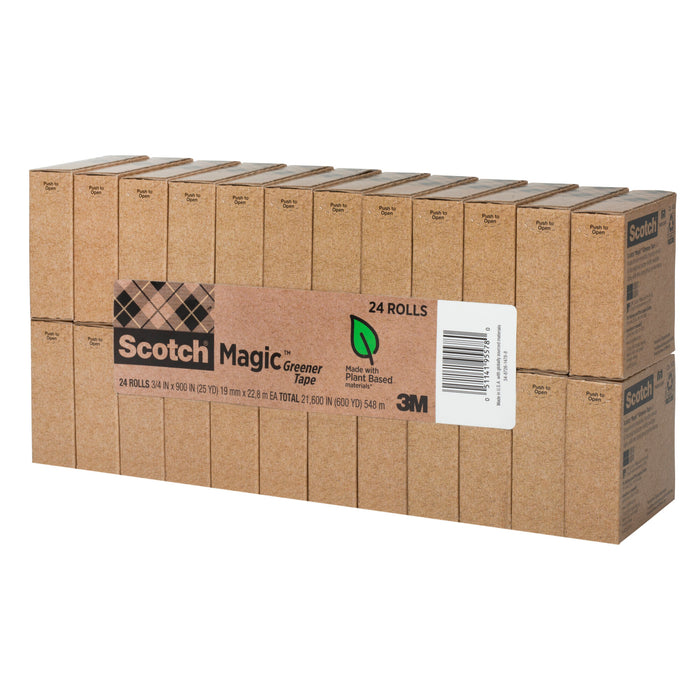 Scotch® Magic Greener Tape 812-24P, 3/4 in x 900 in (19 mm x 22,8) 24Pack