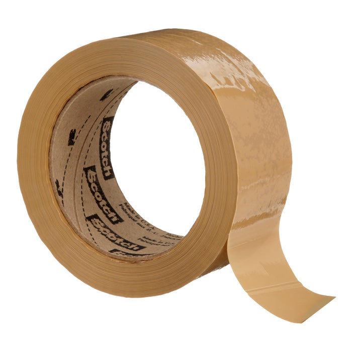 Scotch® Box Sealing Tape 371, Tan, 48 mm x 100 m