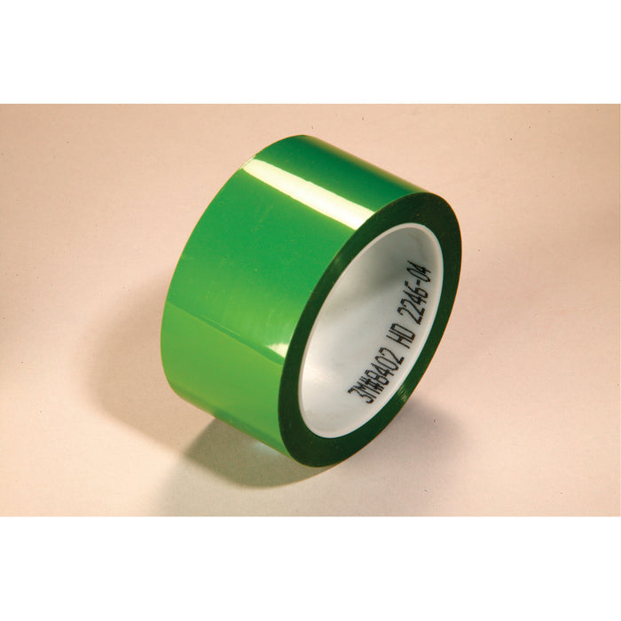 3M Polyester Tape 8402, Green, 1.9 mil, 1 1/2 in x 36 yd, 32 rolls percase