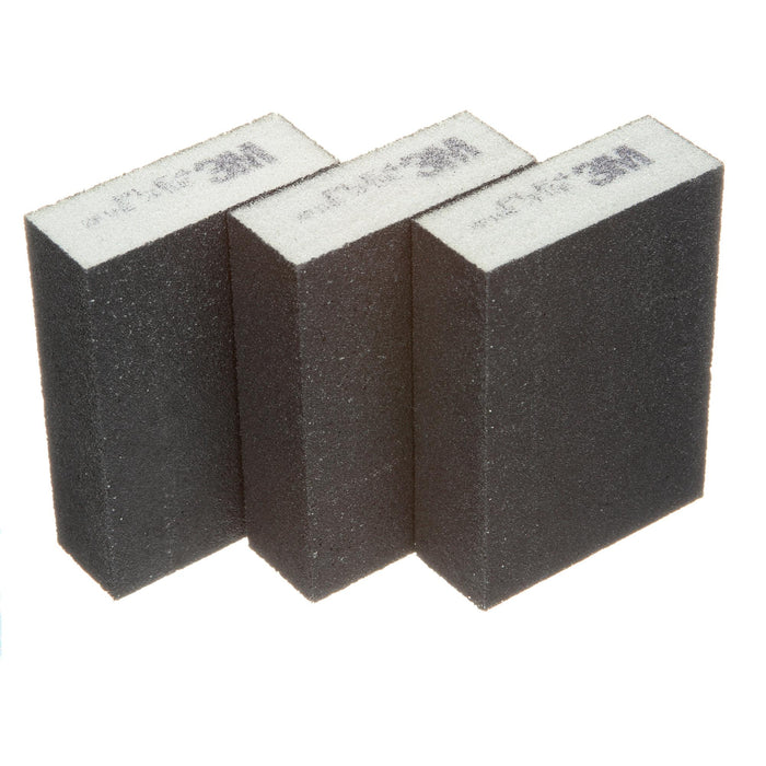 3M General Purpose Sanding Sponge 909NA-3P-CC, 3 3/4 in x 2 5/8 in x 1 in