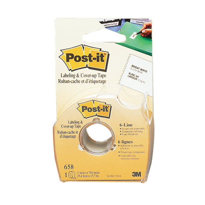 Post-it® Labeling Tape 695, 2 in x 36 yds, White