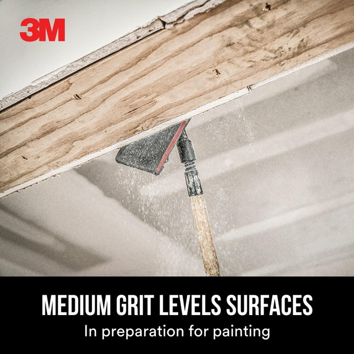 3M Drywall Sanding Sheets 9091NA, 4.1875 in x 11 in, 2 Sheet Fine Grit