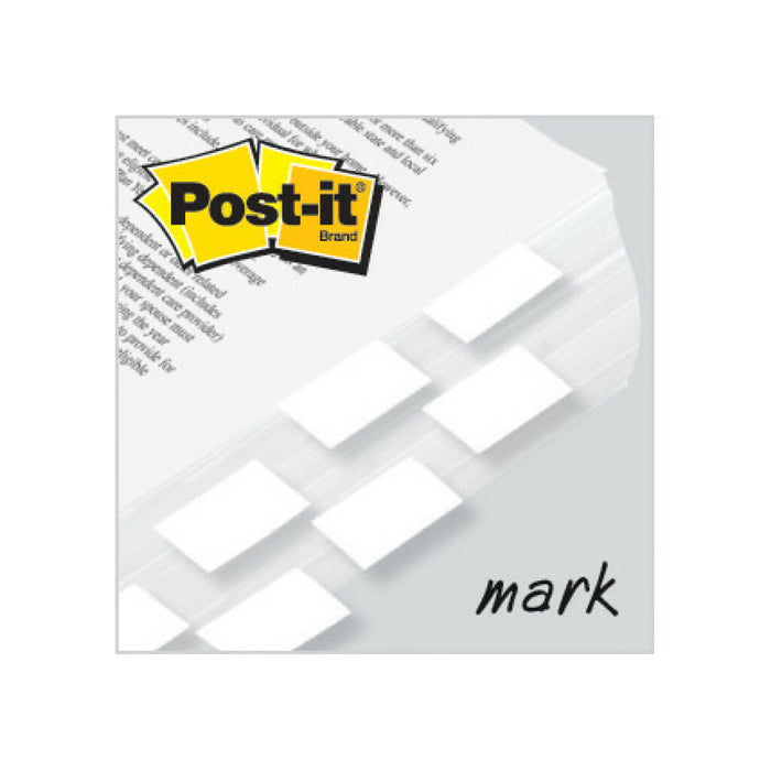 Post-it® Flags 680-WE2, 1 in. x 1.7 in. (2.54 cm x 4.31 cm) White, 2-pk