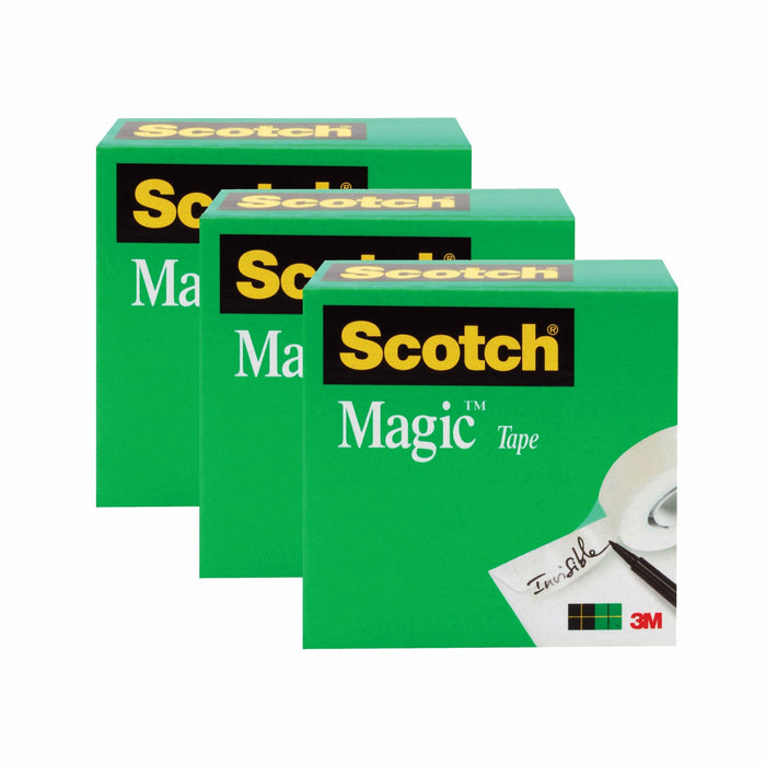 Scotch® Magic Tape 810-72-3PK, 1 in x 2592 in, 3-Pack