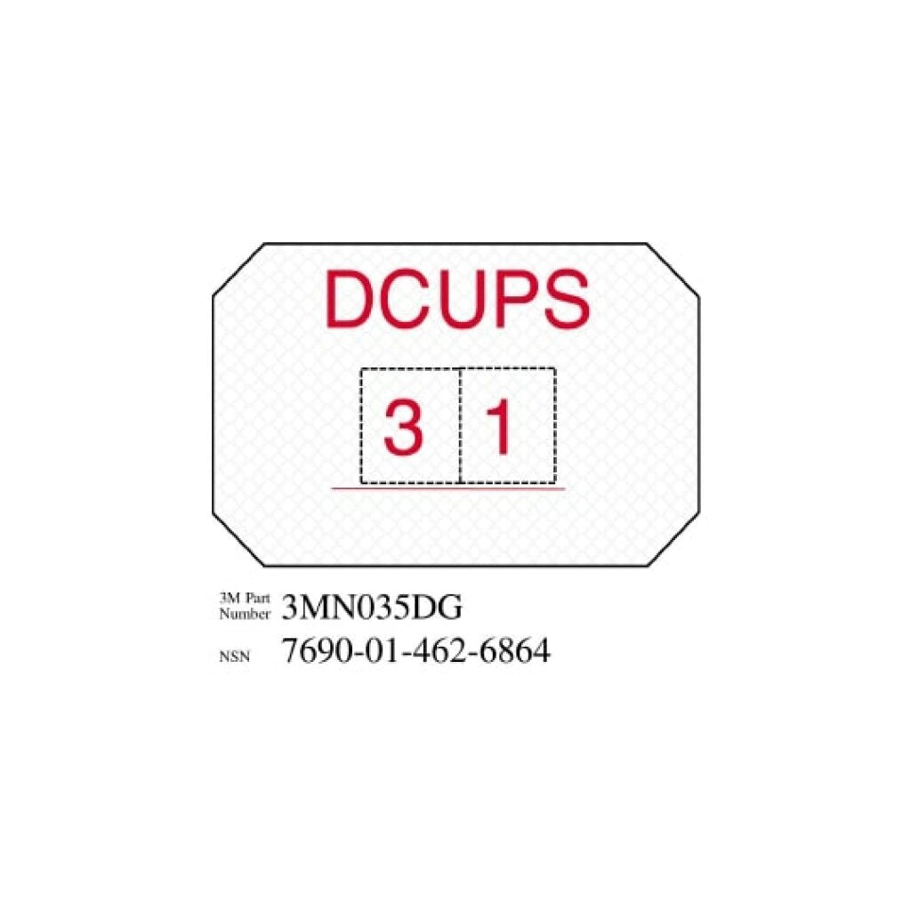 Damage Meter Sign 3M Diamond Grade Damage Control Sign 3MN035DG,