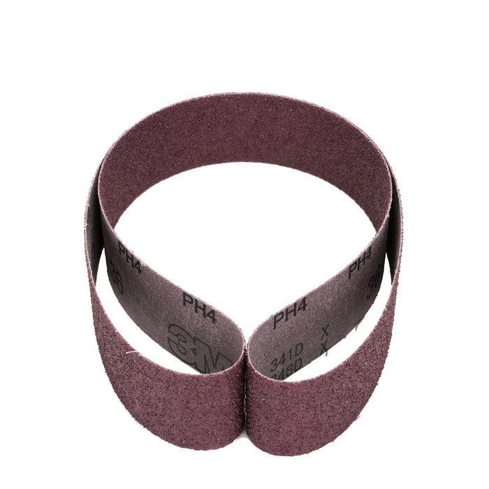 3M Cloth Belt 341D, 36 X-weight, 2 in x 48 in, Film-lok, Single-flex