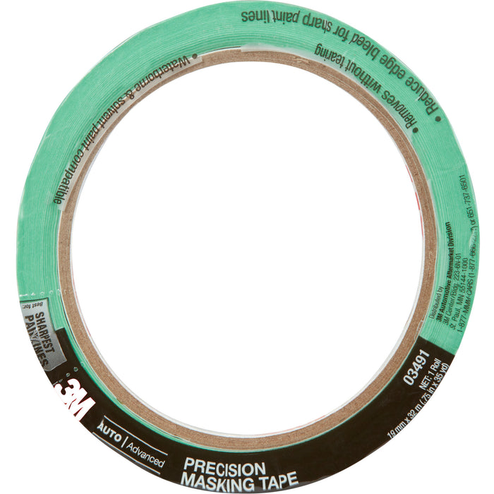 3M Precision Masking Tape, 3/4 in X 35 yd, 03491