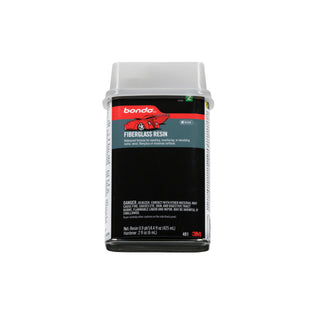Bondo® Fiberglass Resin, 00401, 0.9 Pint