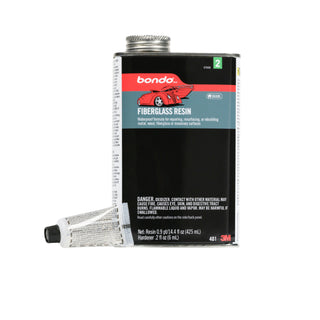Bondo® Fiberglass Resin, 00401, 0.9 Pint