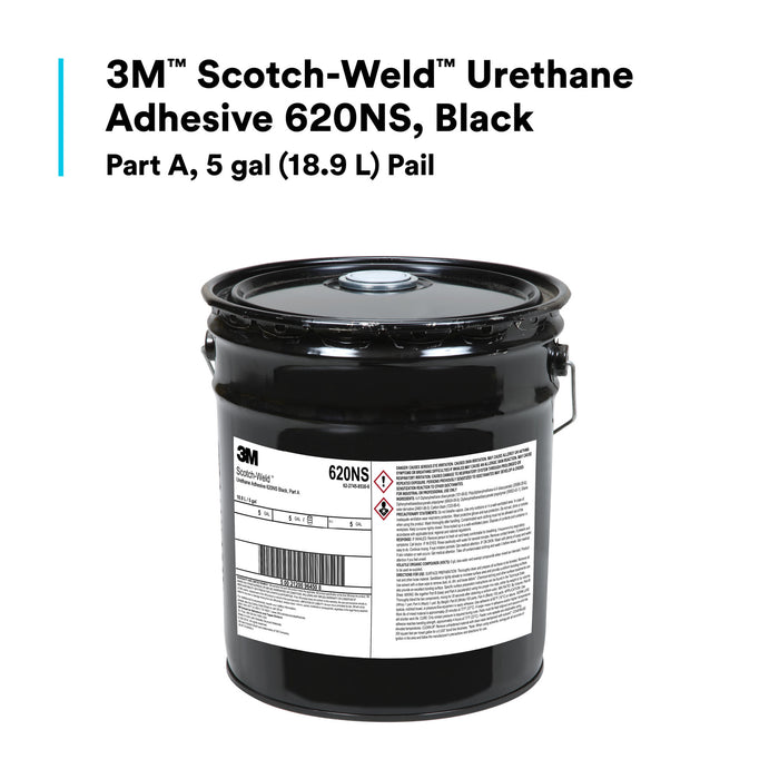 3M Scotch-Weld Urethane Adhesive 620NS, Black, Part A, 5 Gallon(Pail), Drum