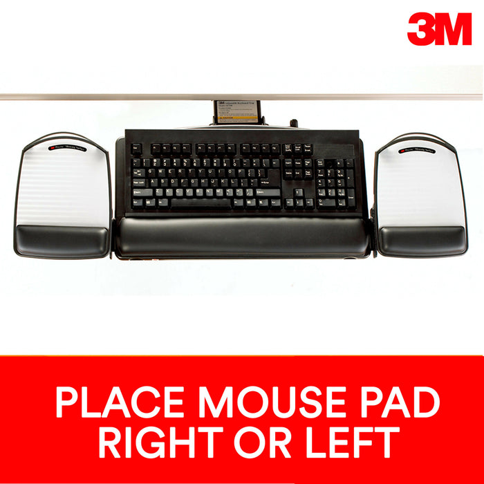 3M Knob Adjust Keyboard Tray with Adjustable Keyboard and MousePlatform