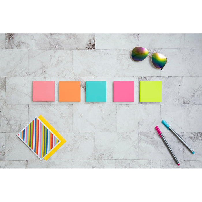 Post-it® Notes 654-14AN, 3 in x 3 in, Poptimistic Collection