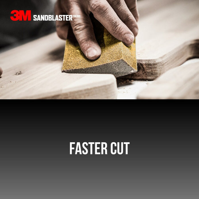 3M SandBlaster Advanced Sanding Sanding Sponge, 20907-220 ,220 grit