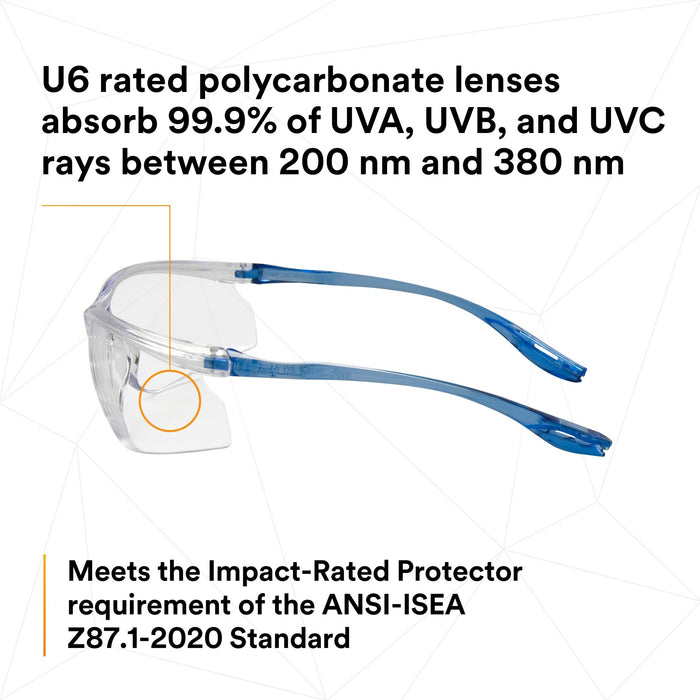 3M Virtua Sport CCS Protective Eyewear 11796-00000-20 Clear Anti-FogLens