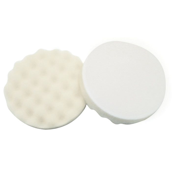 3M Finesse-it Foam Buffing Pad, 28401, 5-1/4 in, White Open CeII Foam