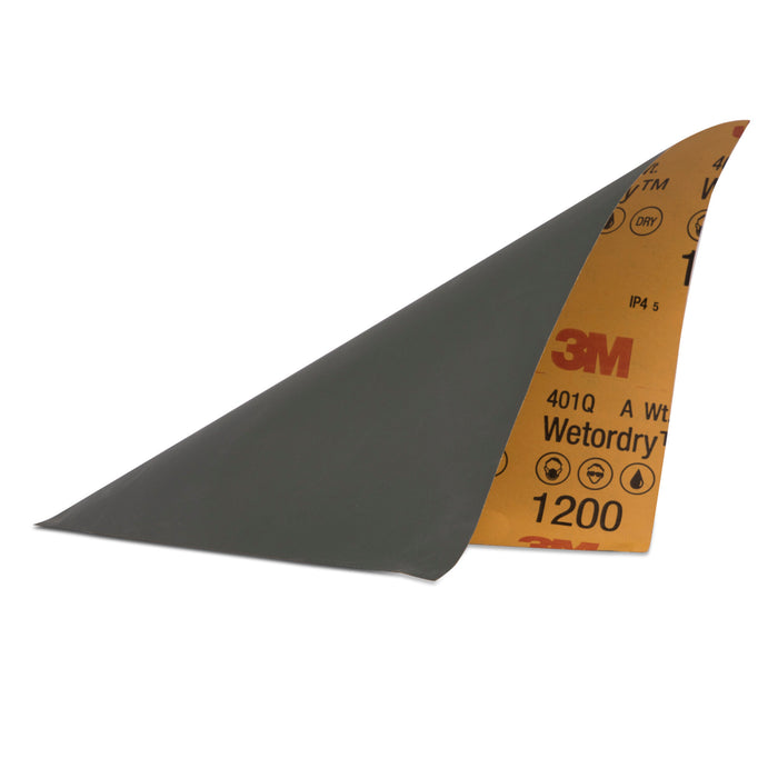3M Wetordry Sandpaper, 32022, 9 in x 11 in, 1200 Grit, 5 sheets perpack