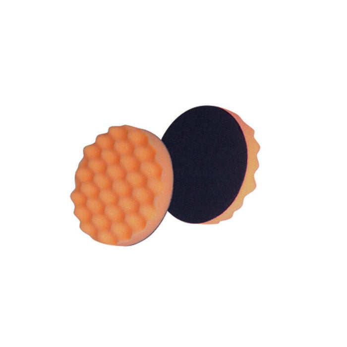 3M Finesse-it Foam Buffing Pad, 02362B, 5-1/4 in, Orange Foam BlackLoop
