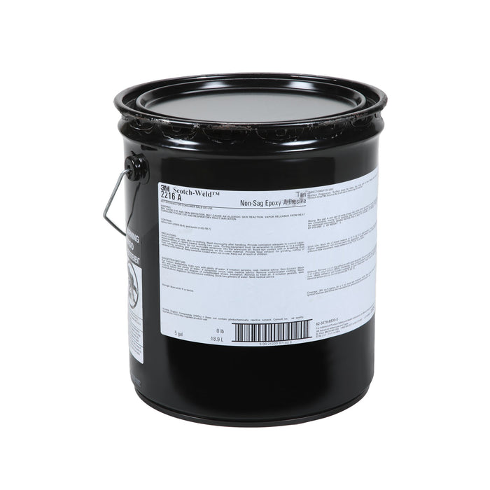 3M Scotch-Weld Epoxy Adhesive 2216NS, Tan, Part A, 5 Gallon (Pail),Drum