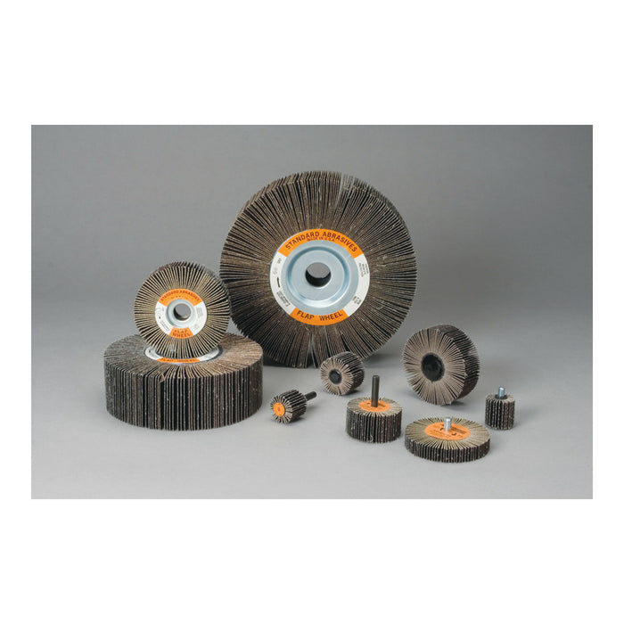Standard Abrasives A/O Flap Wheel 625405, 3 in x 1 in x 1/4-20 in 60