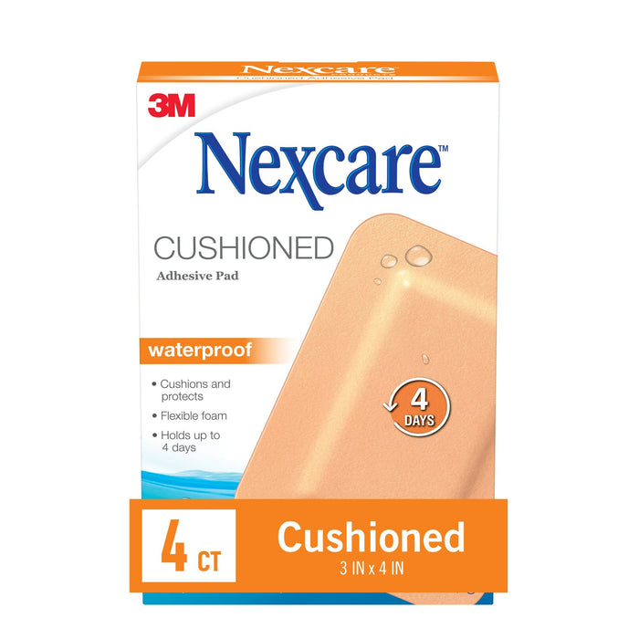 Nexcare Cushioned Adhesive Pad AWP34, 3 in x 4 in