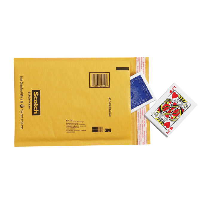 Scotch Bubble Mailer 7974, 9.5 in x 13.5 in, Size 4